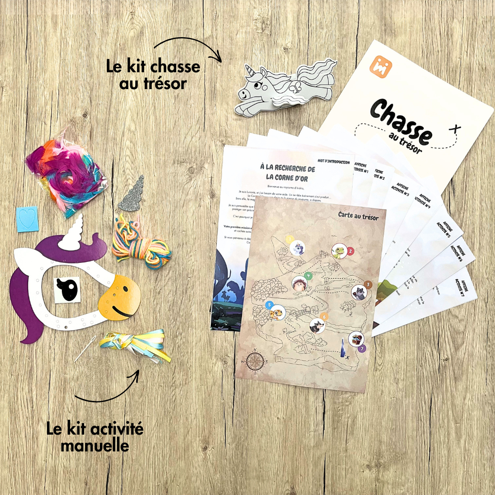 Box Anniversaire Licorne 8/11 ans