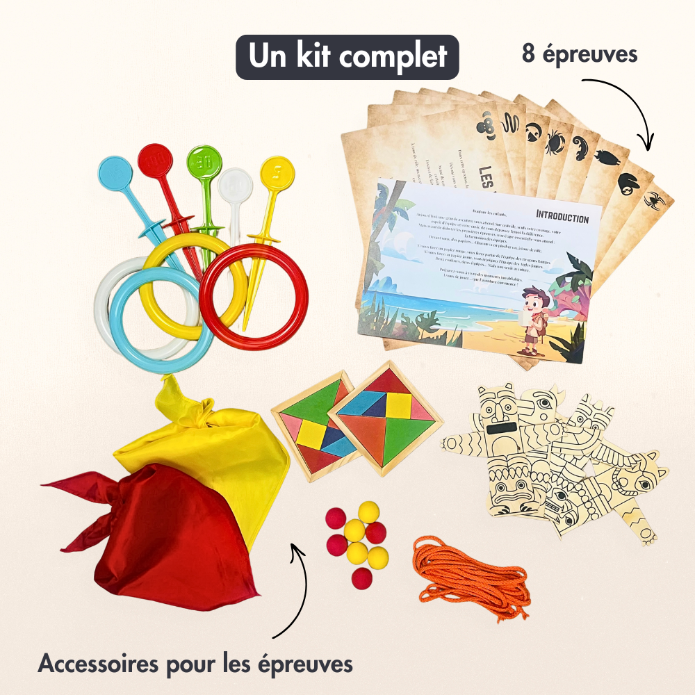 Les Aventuriers de l'Île Mystérieuse à partir de 7 ans
