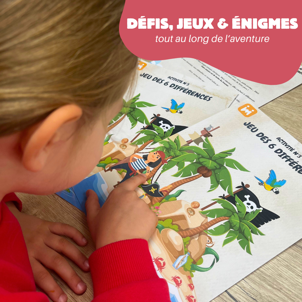 Chasse au Trésor Pirate 4/7 ans