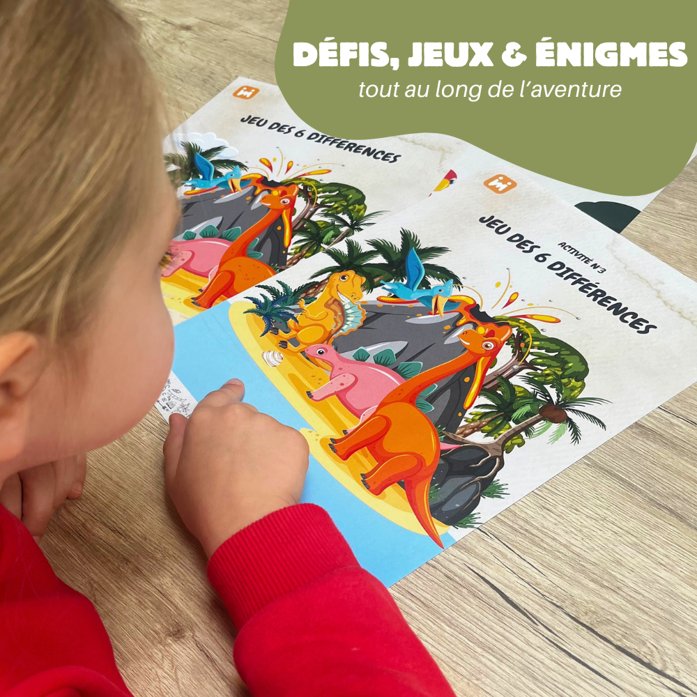 Chasse au Trésor Dinosaure 4/7 ans