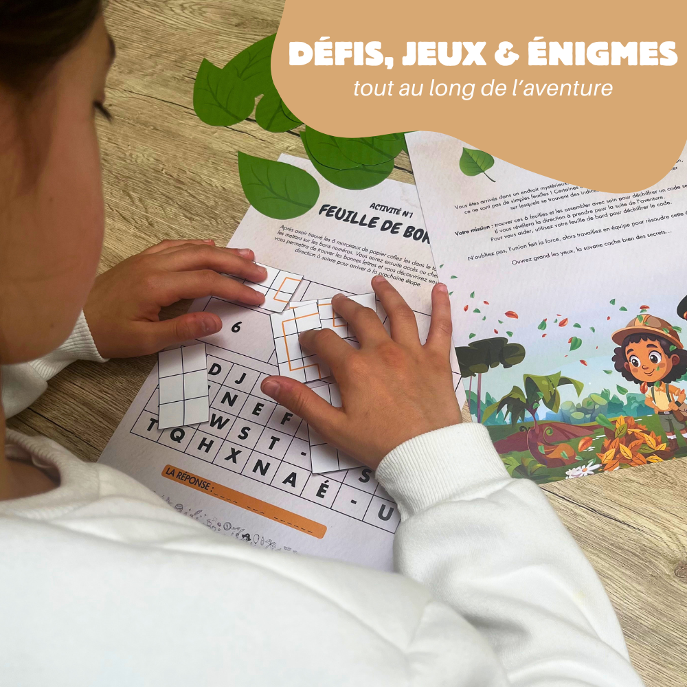 Enquête Mystère Safari 8/11 ans