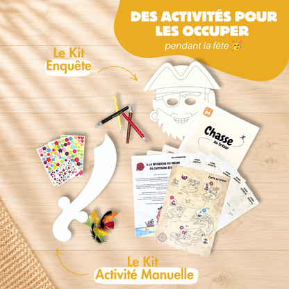 Box Anniversaire Pirate 8/11 ans