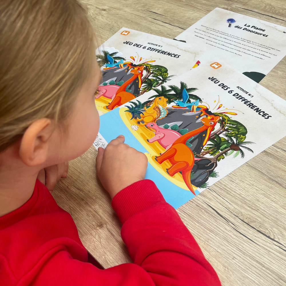 Chasse au Trésor Dinosaure 4/7 ans