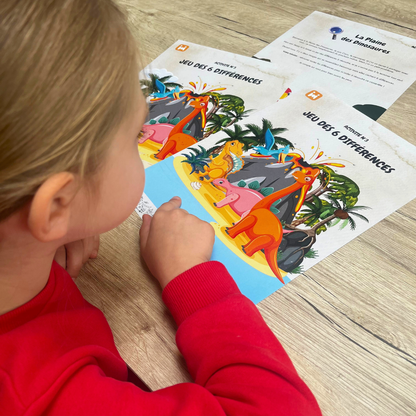 Chasse au Trésor Dinosaure 4/7 ans