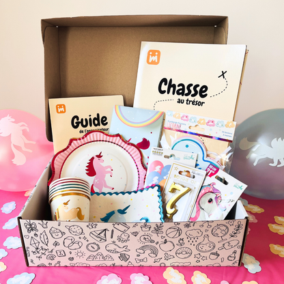 Box Anniversaire Licorne 4/7 ans