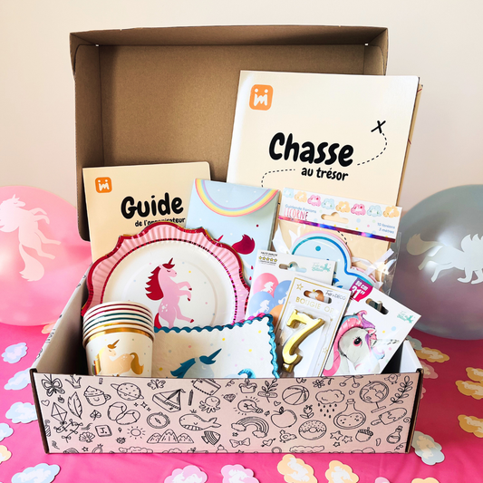 Box Anniversaire Licorne 4/7 ans