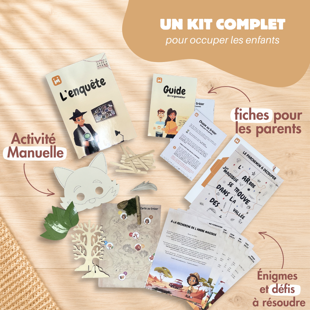Enquête Mystère Safari 8/11 ans