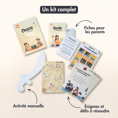 Chasse au Trésor Pirate 4/7 ans