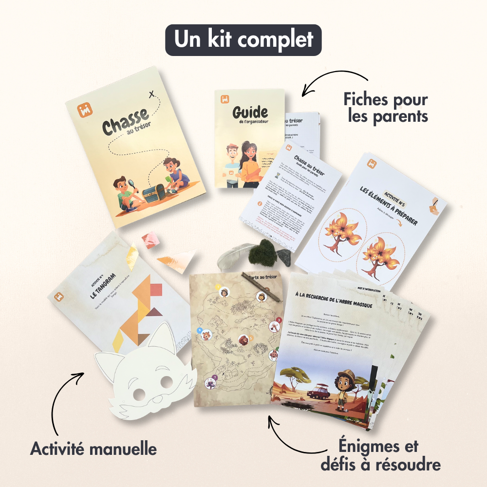 Chasse au Trésor Safari 4/7 ans