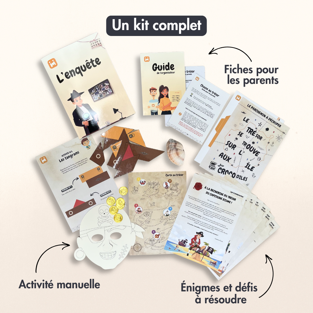 Enquête Mystère Pirate 8/11 ans