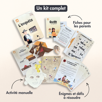 Enquête Mystère Pirate 8/11 ans