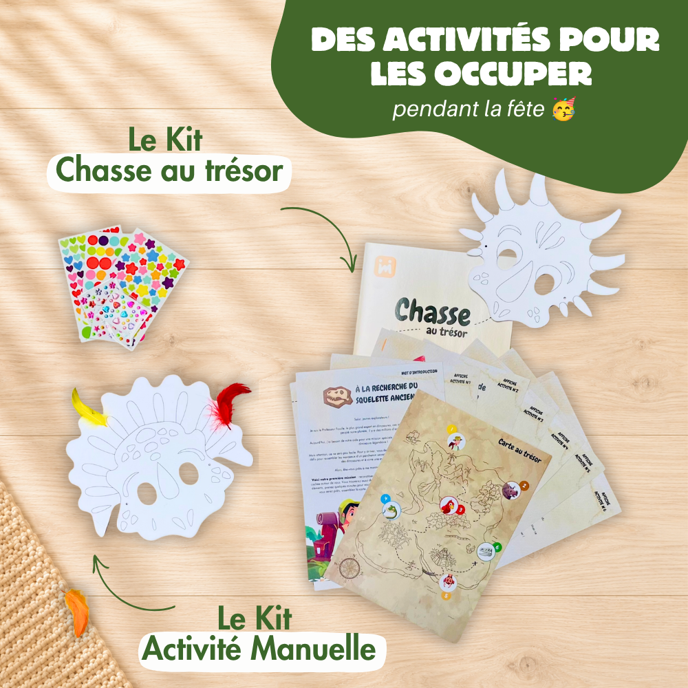 Box Anniversaire Dinosaure 4/7 ans