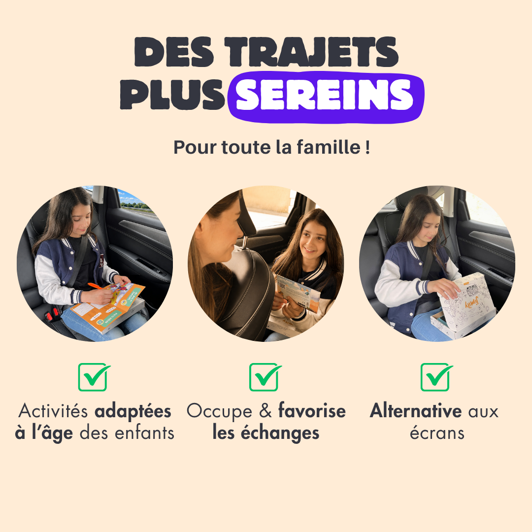 Box Trajet en Voiture 8/11 ans