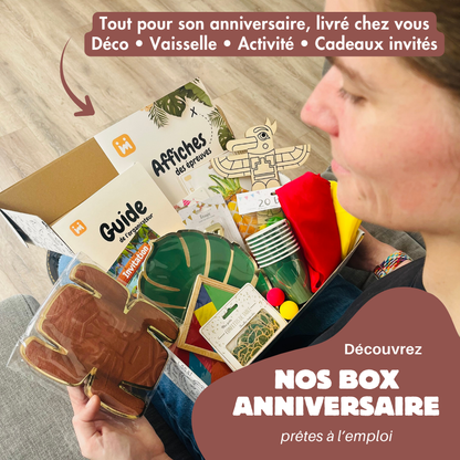 Box Anniversaire Aventurier 8/11 ans