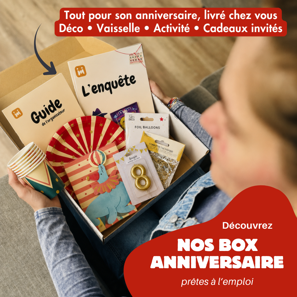 Box Anniversaire Cirque 8/11 ans
