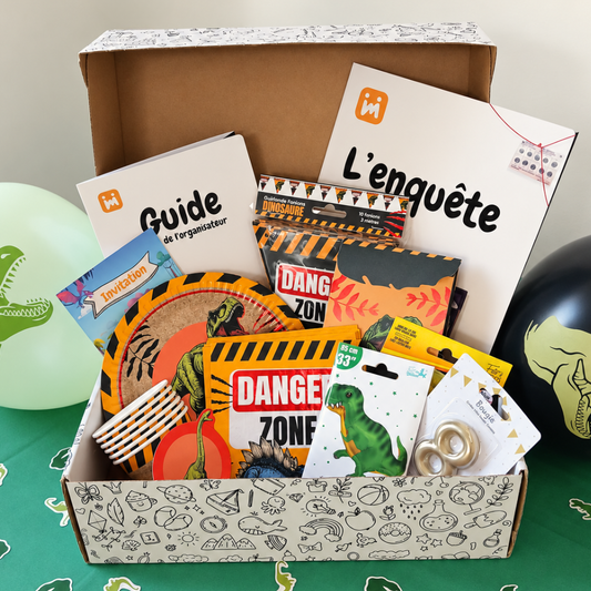Box Anniversaire Dinosaure 8/11 ans