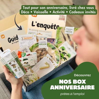 Box Anniversaire Dinosaure 8/11 ans