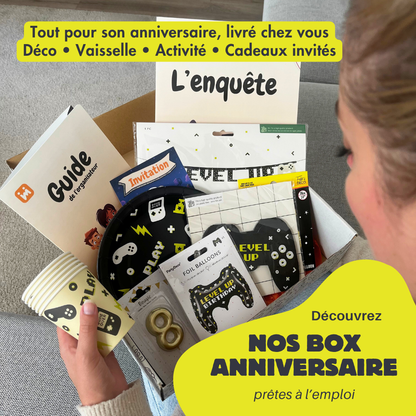 Box Anniversaire Gamer 8/11 ans