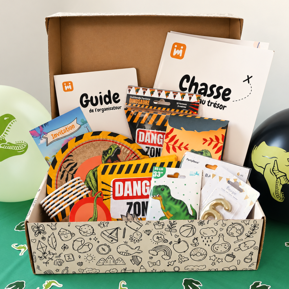 Box Anniversaire Dinosaure 4/7 ans