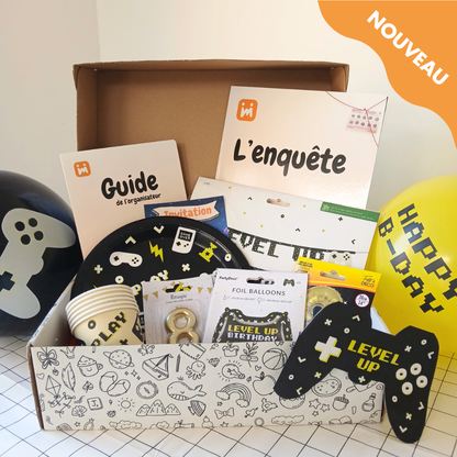 Box Anniversaire Gamer 8/11 ans