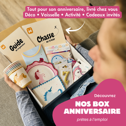 Box Anniversaire Licorne 4/7 ans