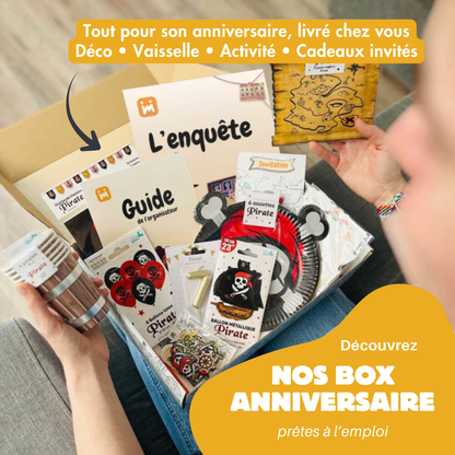 Box Anniversaire Pirate 8/11 ans