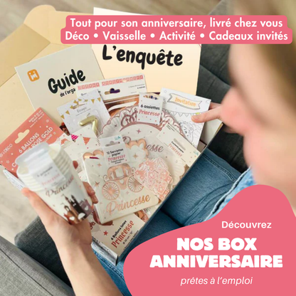 Box Anniversaire Princesse 8/11 ans