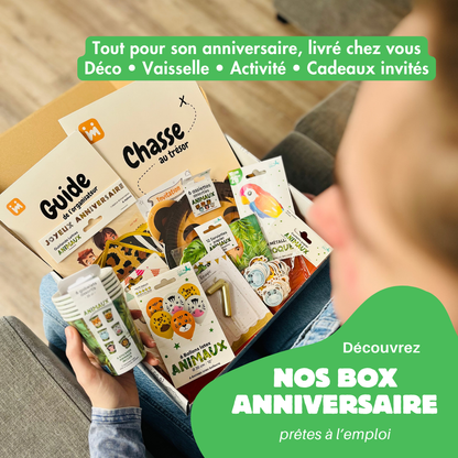 Box Anniversaire Safari 4/7 ans