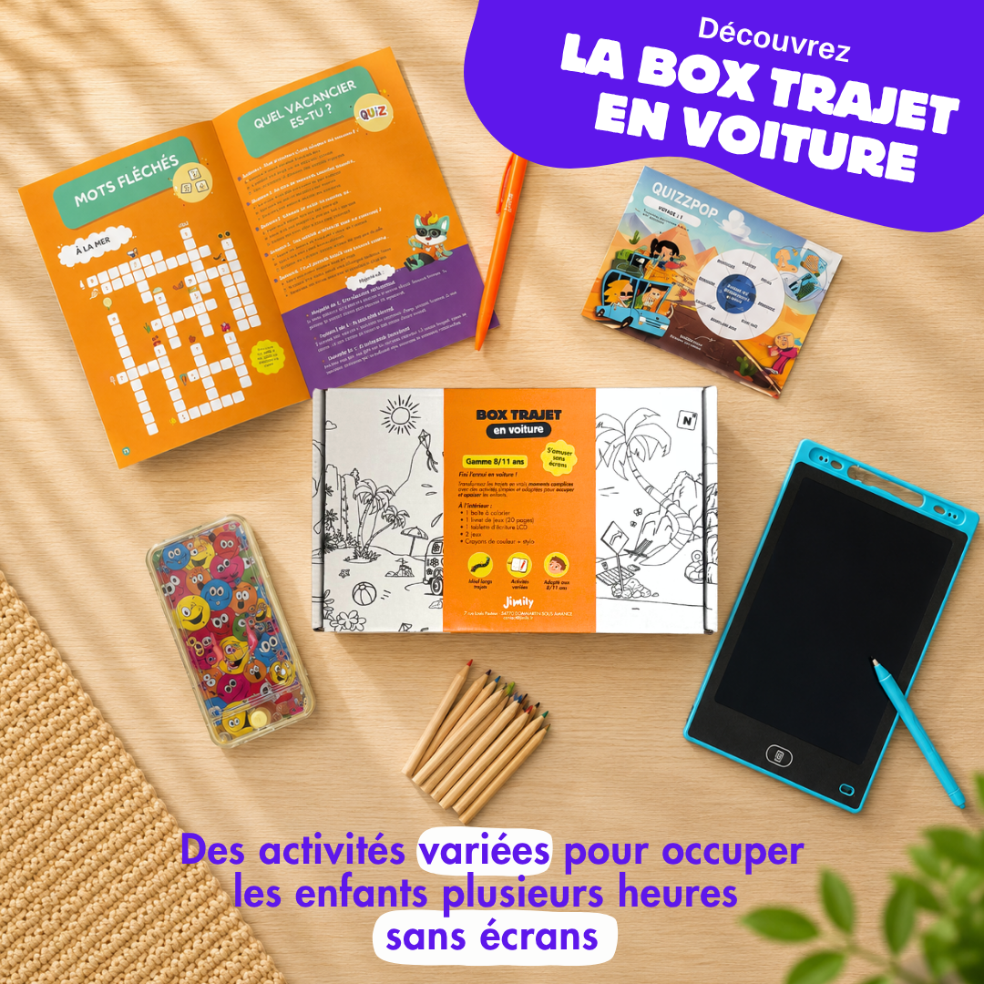 Box Trajet en Voiture 8/11 ans