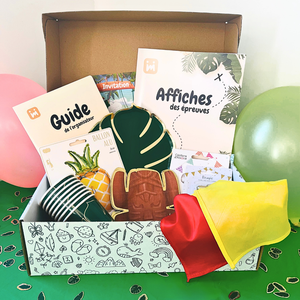 Box Anniversaire Aventurier 8/11 ans