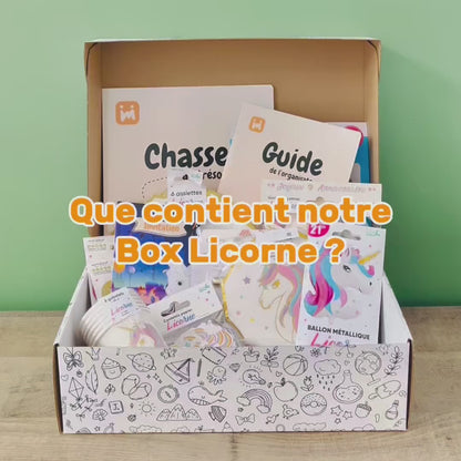 Box Anniversaire Licorne